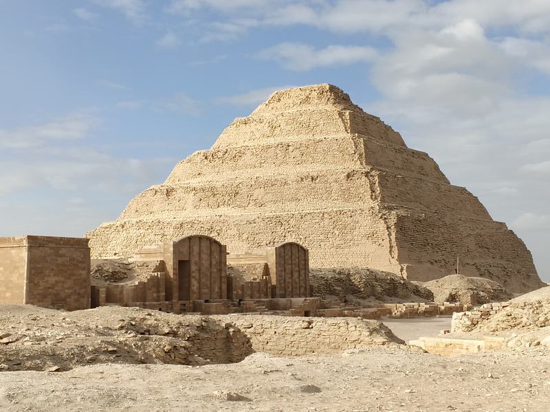 Red pyramids